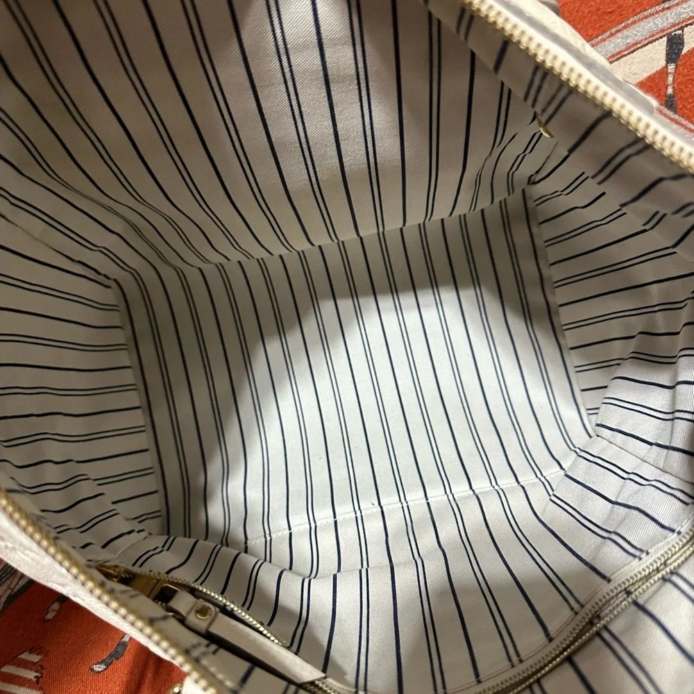 LOUIS VUITTON ❤️🌟SP4130 CREAM EMPREINTE LUMINEUSE TOTE BAG W/ LONG STRAP ⭐️ - Picture 11 of 15
